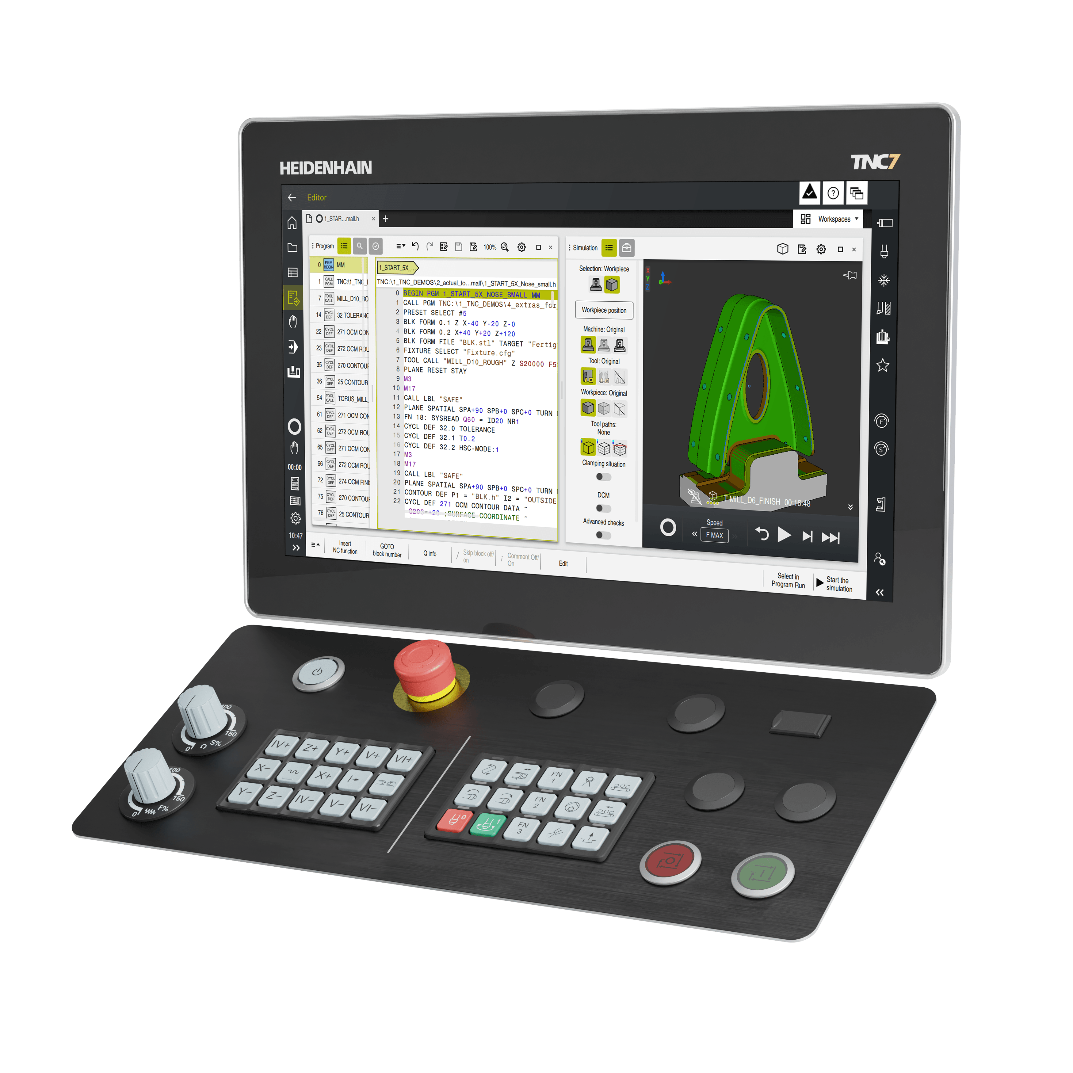 CNC-Steuerung TNC7 basic für Fräsmaschinen und Bearbeitungszentren