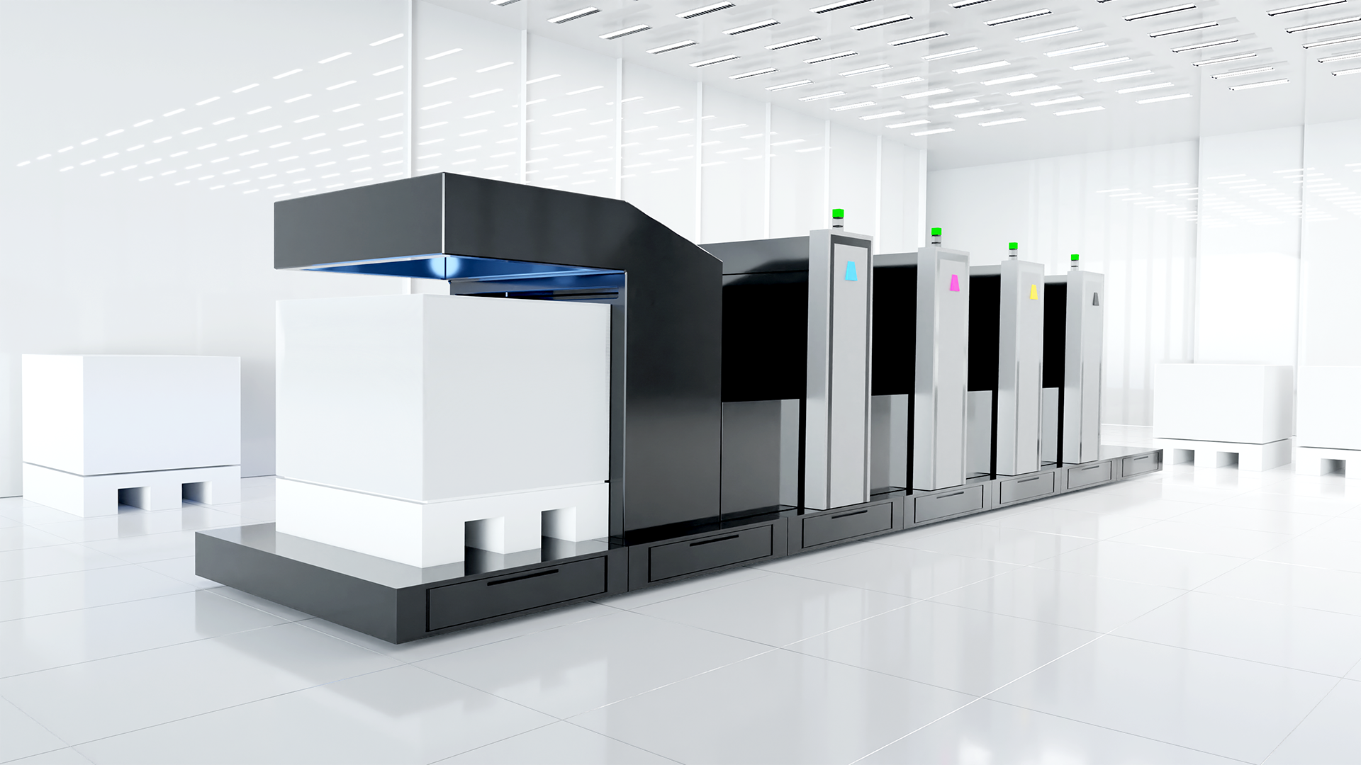 Druckmaschine für hochdynamische Prozesse Messgeräte für die Druckmaschine bei hochdynamischen Prozessen