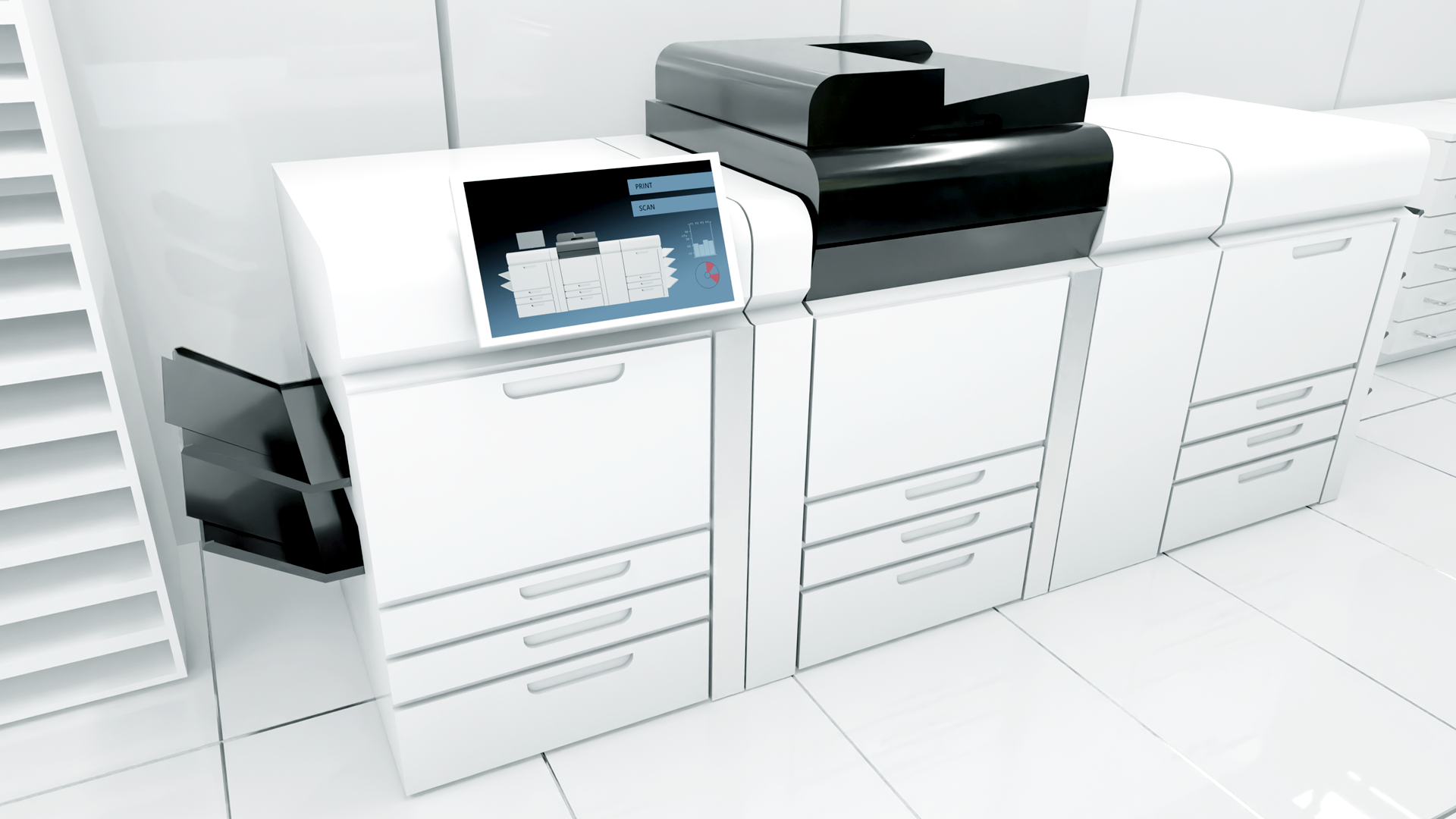 Druckmaschine beim Drucken, Plotten oder Kopieren Messgeräte liefern dauerhaft genaue Ergebnisse beim Drucken, Plotten oder Kopieren